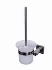 Best Long Handle Plastic Toilet Brush Bathroom Hardware Collections With Glass Holder for sale