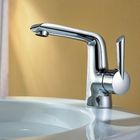 China Deck Mounted Basin Tap Faucets , Basin Mixer Faucet Single Hole distributor