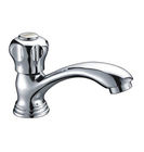 China Ceramic Valve Single Hole Brass Basin Tap Faucets , Single Cold Water Basin Tap distributor