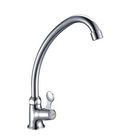 China Brass Single Lever Commercial Kitchen Tap Faucet , Waterfall Kitchen Sink Taps distributor