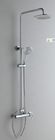 China Chrome One Handle Brass Bath Shower Mixer Taps Contemporary With 8inch ABS distributor