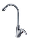 China Polished Brass Single Lever Kitchen Tap Faucet , Kitchen Mixer Taps distributor